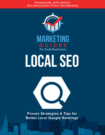 Marketing Guides for Small Businesses Local SEO book cover.