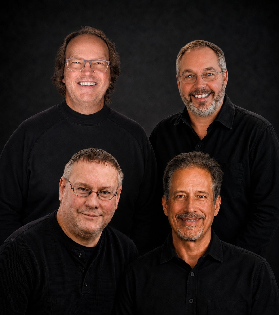 Guides Ken Tucker, Ian Cantle, Paul Barthel, and Jeff Stec